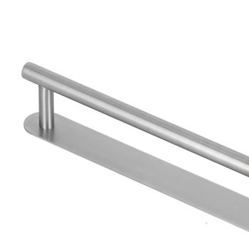 304 Stainless Steel Towel Rack Modern Style Single Rod Towel Bar Kitchen Dish Cloth Hanger for Bathroom Laundry Room40cm