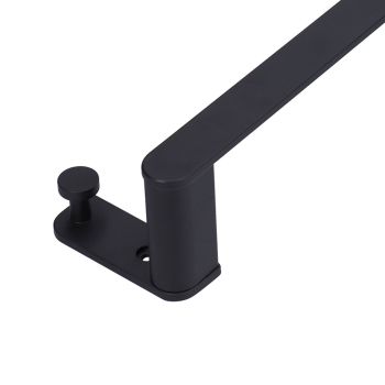 Single Towel Rack Aluminum Alloy 50cm / 20in Wall Mounted Towel Bar for Bathroom Kitchen