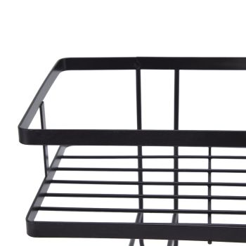 Bathroom Over The Toilet Storage Shelf Space Saver Punch Free Bathroom Storage OrganizerBlack