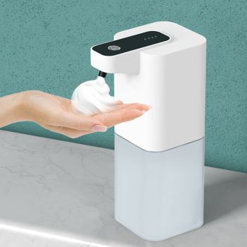 Infrared Automatic Sensor Soap Dispenser Touchless PX4 Waterproof Space Saving Automatic Dish Soap Dispenser for WashroomsFoam