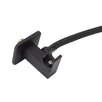 Wall Mounted Shower Set Black High Pressure Shower Head with G1/2 Caliber for Bathroom