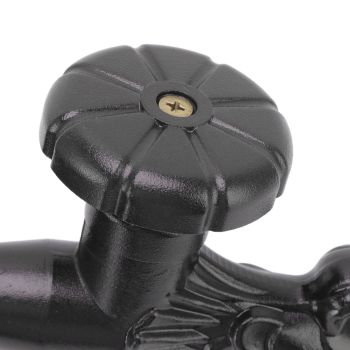Copper Bathroom Sink Faucets Antique Efficient Multipurpose Engraved Retro Faucet for Bathroom Outdoor Black