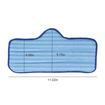3PCS Microfiber Mop Pads Refill Replacement Mopping Cleaning Cloth Accessory Fit for Dupray Mops