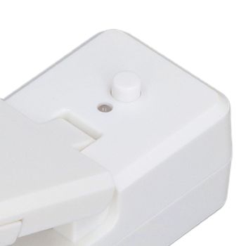 Portable Mini Bag Sealer with Magnet USB Charging Plastic Bag Sealing Machine for Home Kitchen UseWhite