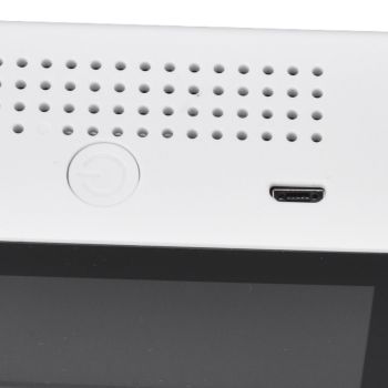 Air Quality Monitor 8 in 1 Real Time Color Screen Space Saving Widely Used CO2 Detector for TVOC HCHO PM2.5 PM1.0 PM10 White