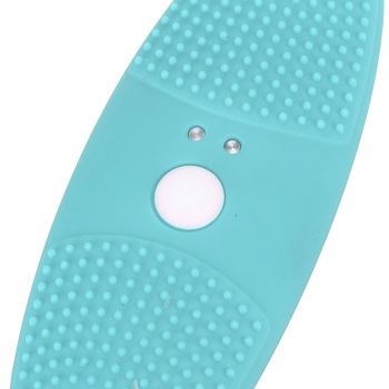 Ultrasonic Scrubber 3 Levels USB Charging High Frequency Vibration Dual Waving Ultrasonic Vegetable Washing Machine Blue