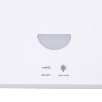 USB Desk Fan Support Wireless Phone Charging Dimmable Night Light 3 Speeds 180 Degrees Adjustable Small Desk Fan
