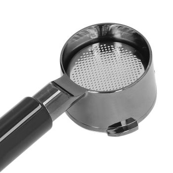 51mm Coffee Portafilter Zinc Alloy Coffee Bottomless Portafilter 3 Ears with Handle for DONLIM KF6001