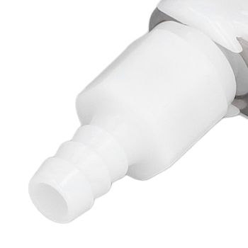 Plastic Hose Quick Connector 5/16 Tube with Shut Off Food Grade Plastic Water Line Tube Connector for Gas Beer Line