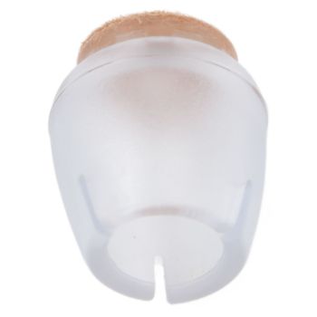 32Pcs Non Slip Furniture Leg Cover Mute Silicone Tables Chairs Leg Caps Floor Protector Transparent