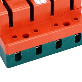 Knife Safety Switch 4P Single Throw 100A AC 380V Terminal Connection Disconnect Knife Switch for Power Switches