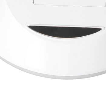 LED Digital Alarm Clock Mirror Clock Thermometer Clock 7 Color Electronic Clock for Bedroom OfficeRed Word