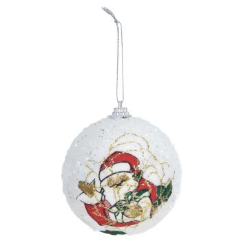 3PCS Christmas Ball Foam Hanging Christmas Tree Ornament for Festival Party DecorationWhite
