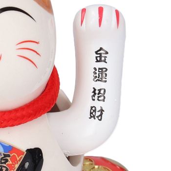 Ceramic Wealth Welcoming Cat Ornament Desktop Fortune Cat Craft for Home Shop Store Business GiftType 3