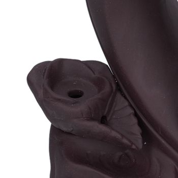 Backflow Incense Burner Smoke Waterfall Aroma Burner Ceramic Incense Holder Ornament for Home Office Decoration