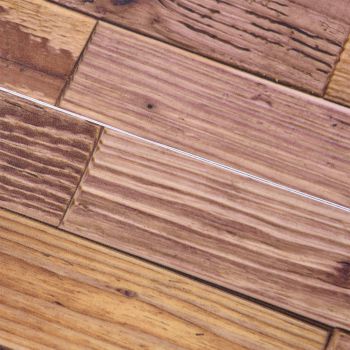 18PCS Wall Stickers Peel and Paste Wood Grain Furniture Refurbishment Sticker Waterproof for Kitchen Bathroom
