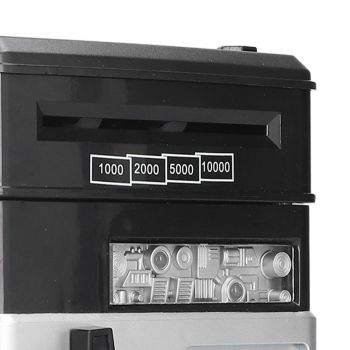 Electronic ATM Saving Box Cash Coins Save Banks Piggy Bank Can Auto Scroll Paper Money