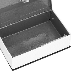 Safe Box Simulation Book Shape Decorative Storage Money Case for Bedroom Living Room OfficeBlack