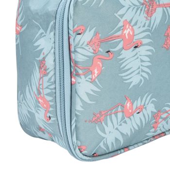 Toiletry Bag Durable Waterproof Nylon Portable Multifunctional Fashionable Design Large Capacity Travel Toiletry BagFlamingo