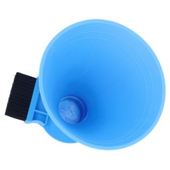 Ice Scraper Plastic Cone Multi Functional Funnel Snow Remover with Brush for Car Windshield
