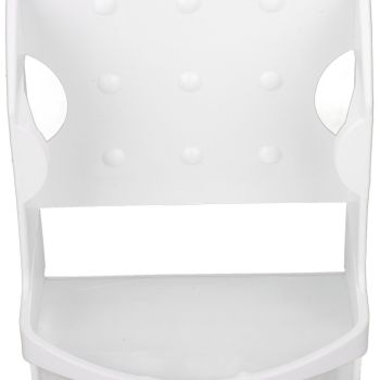 Electric Iron Holder Heat Resistant 2 in 1 Wall Mounted Iron Board Rack with Hook for Home BathroomWhite