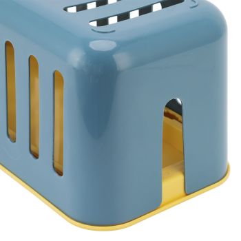 Cable Organizer Box Large Capacity Durable Plastic Flame Retardant High Safety Cord Management Box for PC TV Appliances