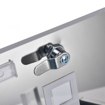 Mail Box European Style Narrow Slot Stainless Steel Hanging Locking Mailbox for Outside Garden