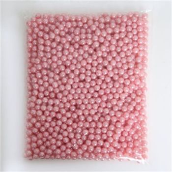 Makeup Brush Holders Multipurpose Acrylic Makeup Storage Box for Bathroom Vanity Countertop One Packet of Pink Pearls (Approx. 250g/8.8oz)