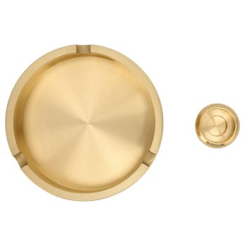 Copper Cigarette Ashtray Rust Proof Anti Corrosion Simple Modern Style Ashtray for Home Office Bar Cafe Hotel Restaurant