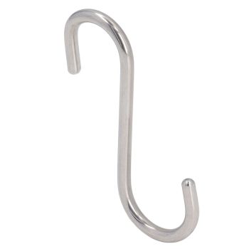 8PCS S Hook Rustproof Stainless Steel S Hooks Heavy Duty Simple Style Overstriking Portable S Kitchen Hook for Bathroom 8 Pack S Hook