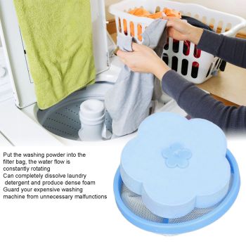 Washing Machine Filter Bag Floating Reusable Laundry Hair Mesh Remover for Pulsator Washer 10pcs Type B