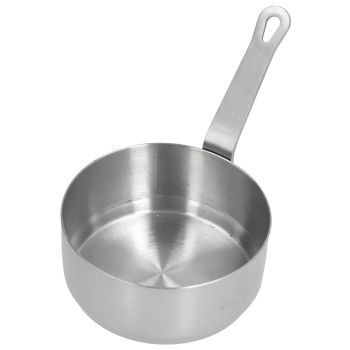 3pcs Sauce Cups Stainless Steel Sauce Dish with Handle for for Condiment Ketchup AppetizerSilver