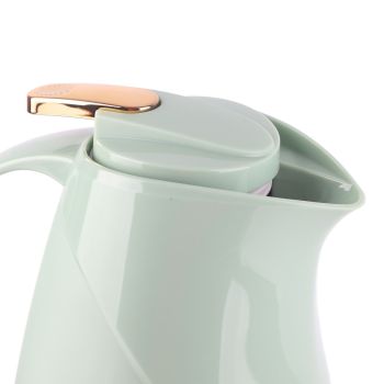 1.6L Coffee Insulation Pot with Glass Liner Leaking Proof Coffee Kettle for Home Office Restaurant Party