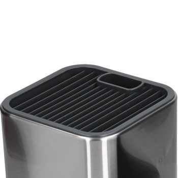 2 in 1 Knife Holder with Cutting Board Organizer Stainless Steel Kitchen Storage Accessory