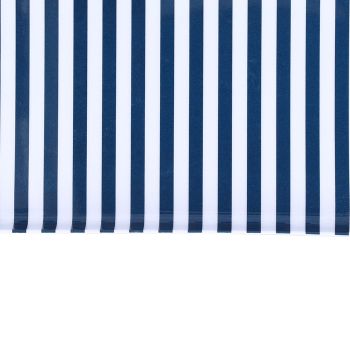 Fruit Tray Blue White Stripe Melamine Safe Environmentally Friendly Colourfast Dessert Platter for Restaurant