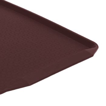 3PCS Colorful Food Tray Rectangle Thickened Binaural Plastic Tray Heat Resistance Stackable Cafeteria Trays for HotelCoffee