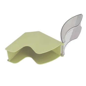 Coffee Filter Holder Coffee Paper Storage Rack with Dustproof Cover Coffee Filter Paper Container for Coffee Shop Home Green