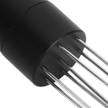 Coffee Powder Hand Tamper Distributor Coffee Stirrer Needle Type Distributor Coffee Auxiliary Stirrer with Aluminum Alloy Handle for Home