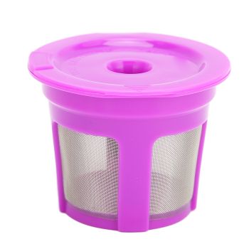 2Pcs Coffee Capsule Reusable Refillable Plastic Coffee Pod Filter for Home Kitchen Shop