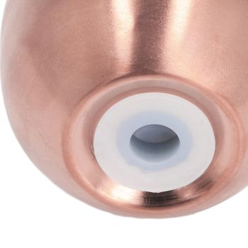 Egg Spice Shaker Stainless Steel Egg Shaped Pepper Shaker for Outdoor Barbecue Restaurant Banquet Party Rose Gold
