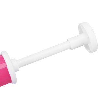 Manual Cake Airbrush DIY Multiple Colors Leakage Proof Plastic Cake Airbrush Pump with Transparent Tank for Cake Rose Red