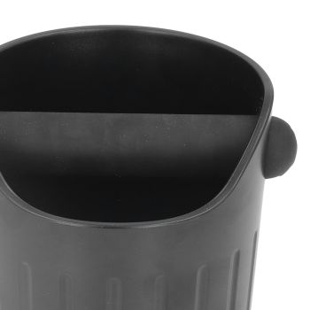 Coffee Grounds Bucket Portable ABS Coffee Knock Box with Skid Resistance Rubber Mat for Home Cafe Bar