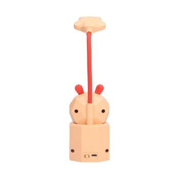 LED Desk Lamp Cartoon Desk Light USB Charging Warm White Light Easy to Operate Student Dormitory Reading Night LightYellow