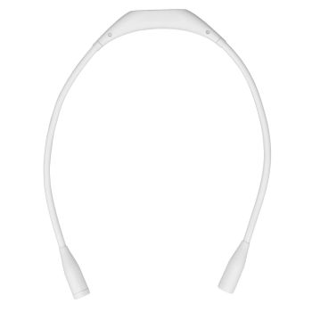 Neck Light USB Rechargeable 3 Brightness Levels 360° Flexible LED Neck Reading Lamp for Running RepairingWhite