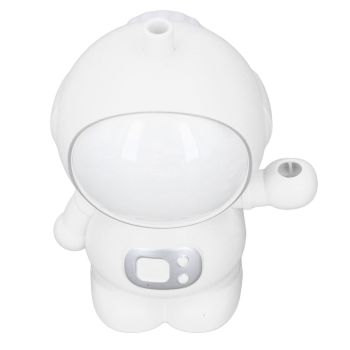 LED Desk Lamp 2 Lighting Modes Eye Protection USB Charging Astronaut Night Light with Pencil Sharpener for Home DeskWhite