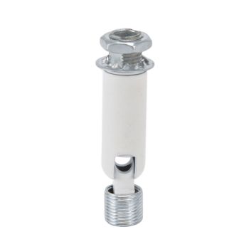5Pcs M10 Sloped Ceiling Adapter for Ceiling Lamp Pendant Light Chandelier Track Suspension Accessories M10 External Gear Steering Joint White