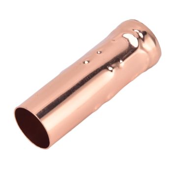 10Pcs E14 Metal Tube for Candle Lamp Holder Lamp Base Lighting Accessories 25x80mm Rose Gold