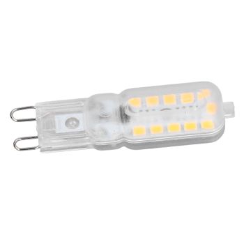 6pcs G9 LED Bulb 5W Transparent Cover 22LED Dimmable G9 Light Bulb for Ceiling Light Wall Light Table Light Natural White 110-140V