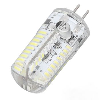 6 Pcs G4 LED Bulbs Bi Pin Base Light Bulbs 5W LED Corn Bulbs for Landscape Lighting Home Lighting Pure White 6000-6500K