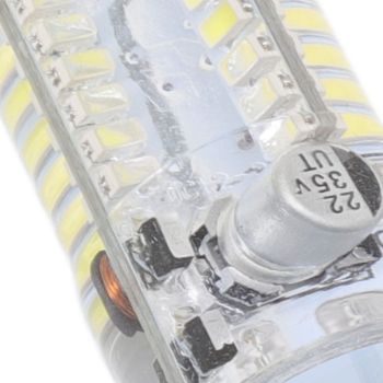 6Pcs GY6.35 LED Bulbs 5W AC 12V Warm White 2700 to 3000K White 6000 to 6500K 500LM 72LED Light Bulbs for Home Office Pure White